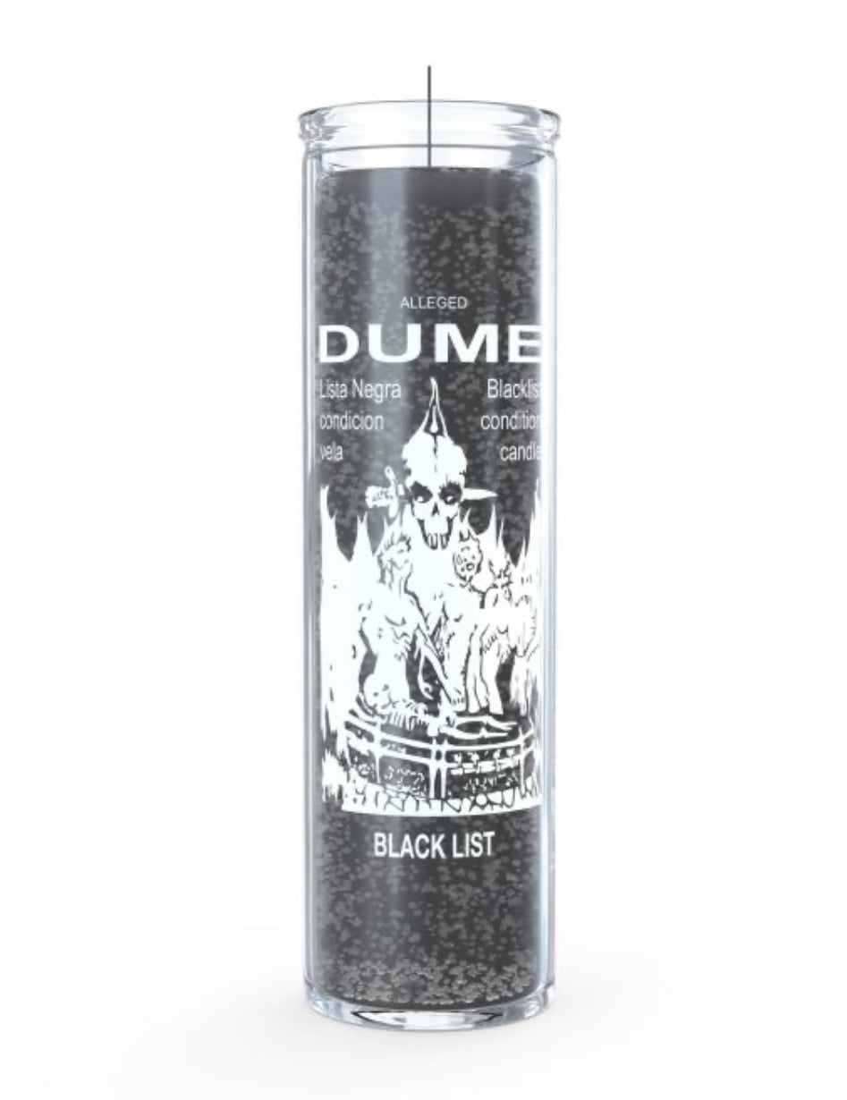 Black List (D.U.M.E) 7 Day 1 Color Prayer Candle