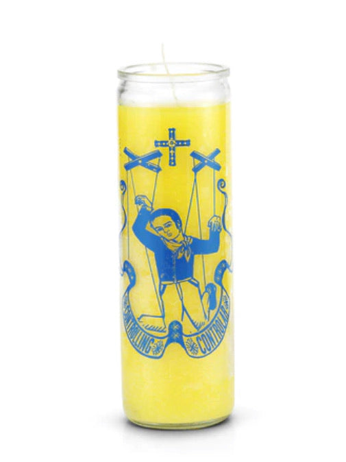 CONTROLLING 7 DAY 1 COLOR PRAYER CANDLE