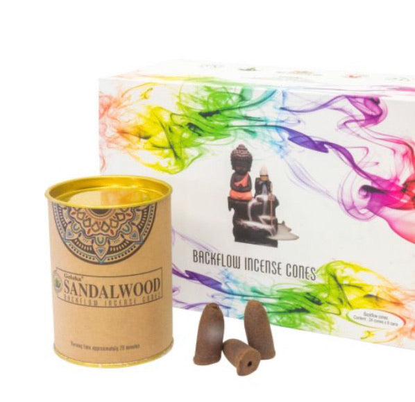 Sandalwood Backflow Incense Cones