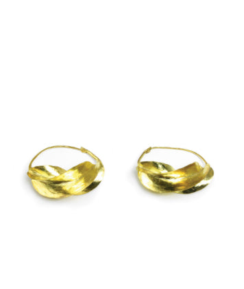 XX-Large Fula Gold Earrings - 2"