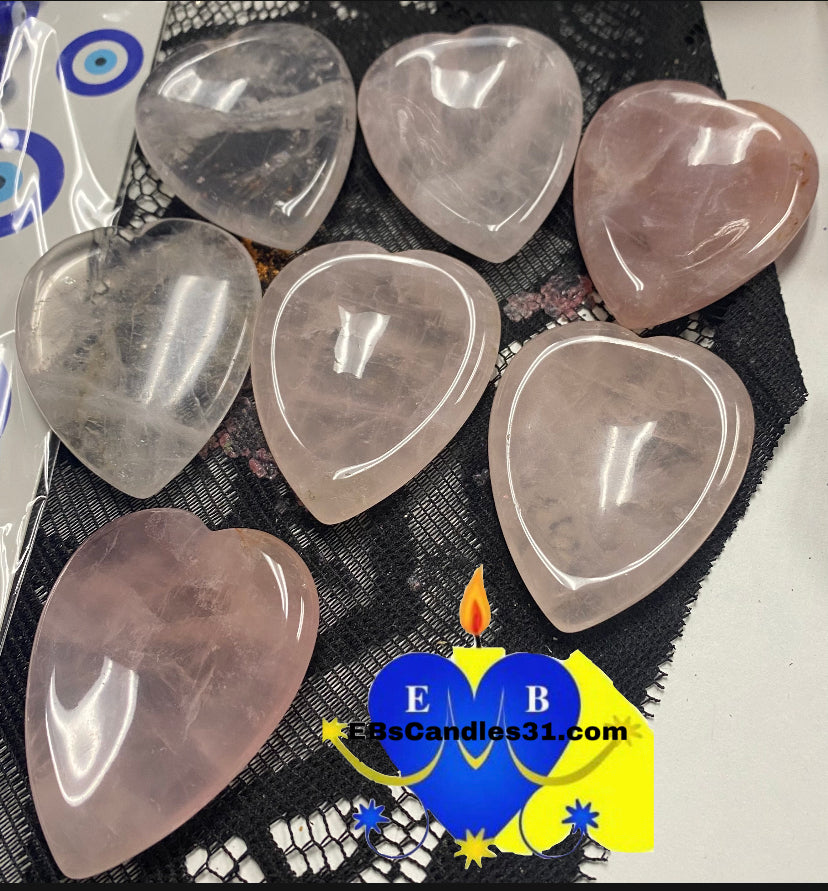 Rose Quartz Hearts