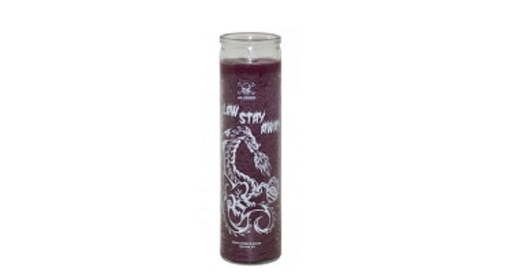 Law stay away candle