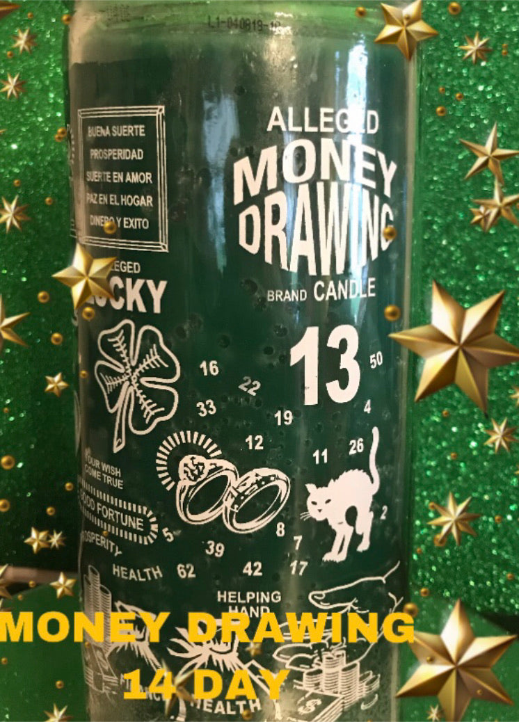 Money Drawing 14 Day Candle