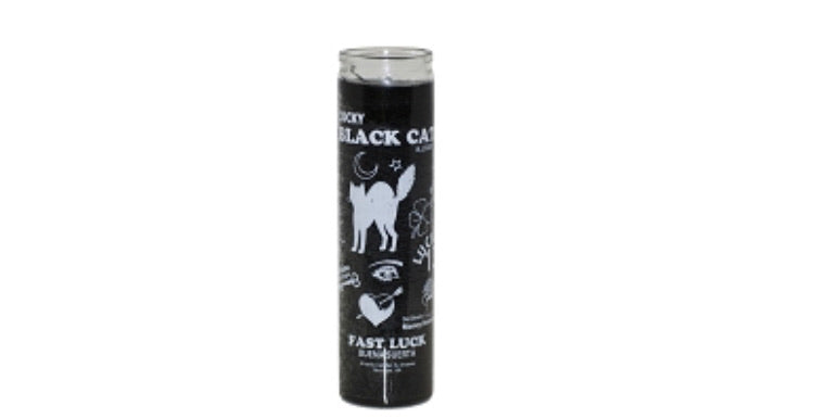 Black Cat Candle
