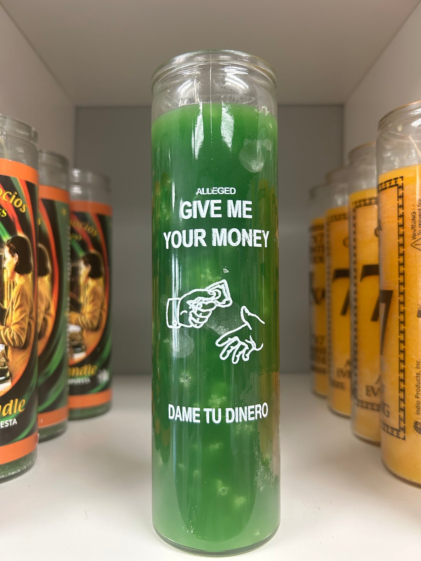Give Me Your Money Candle