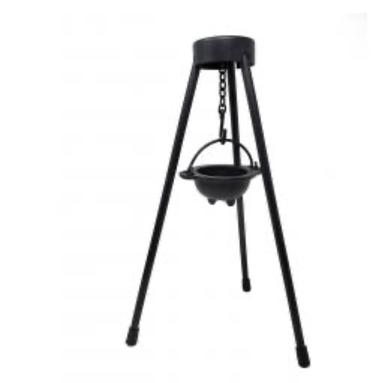 Iron Tripod Cauldrons Holder 14"