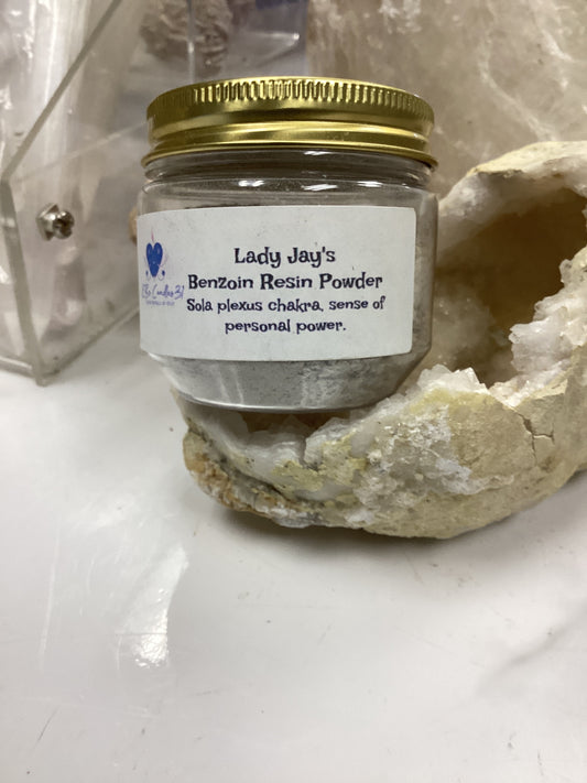 Benzoin resin powder