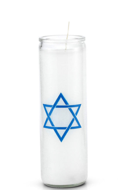 23rd Psalm Prayer Candle, White, 7 Day