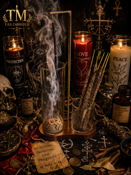 🔥 Upside Down Ritual Incense Burner