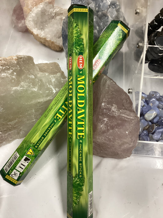 Moldavite Incense Sticks