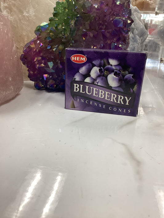 Blueberry incense cones