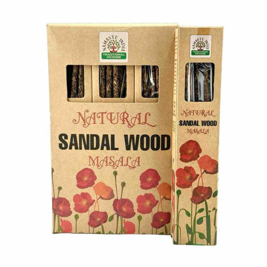 Natural Sandalwood Smudge Incense Sticks