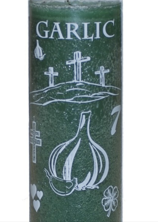 Garlic candle