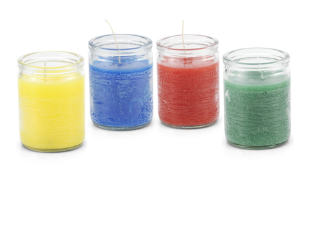 3 day candles available in 11 colors