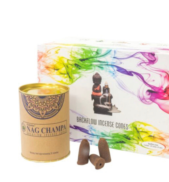 Nap Champa Backflow Incense Cones