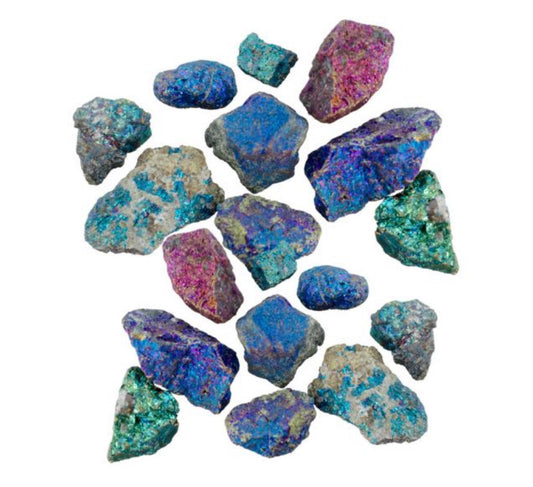 Rough Peacock Ore Nuggets