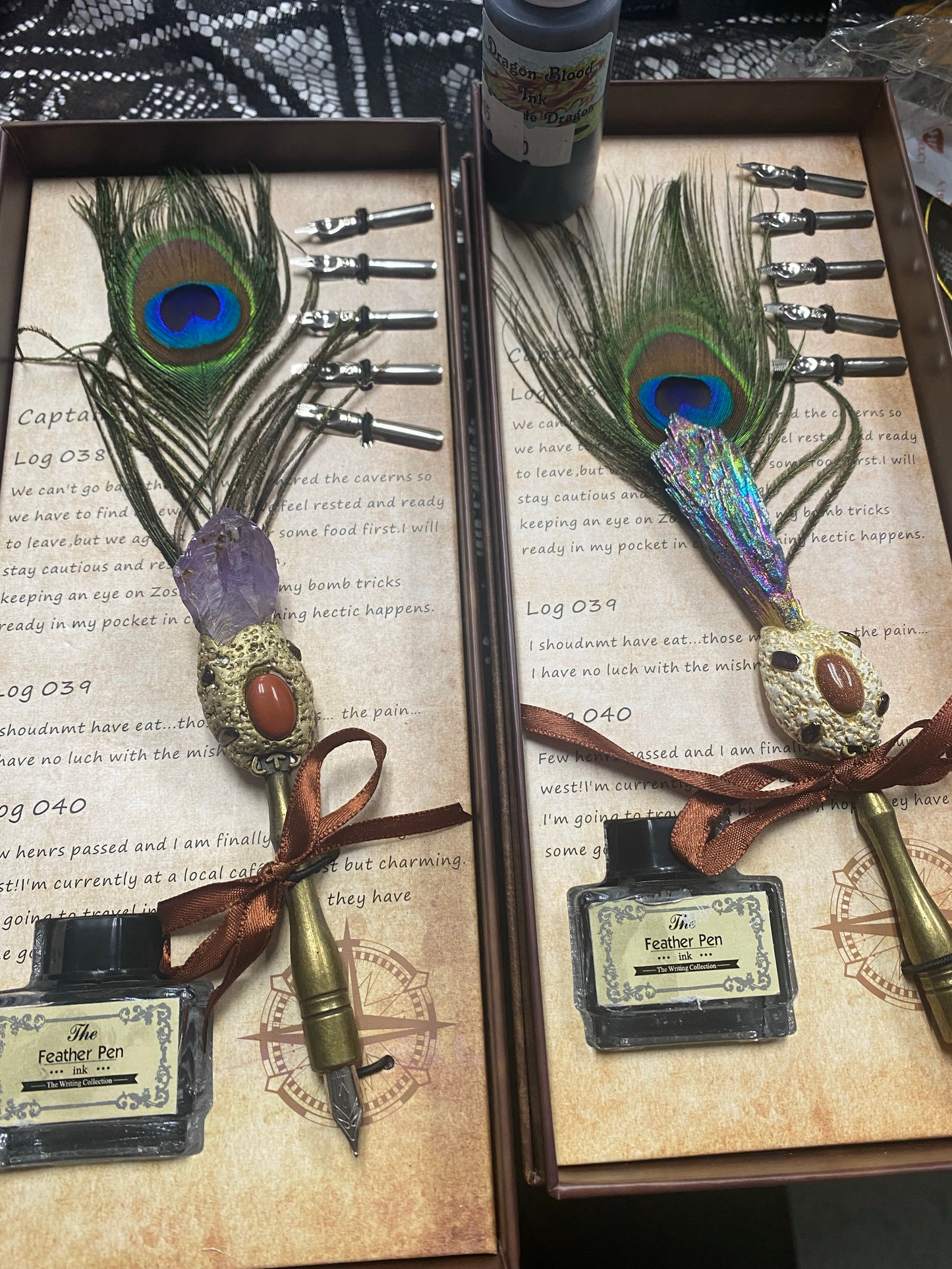 Feather pen
