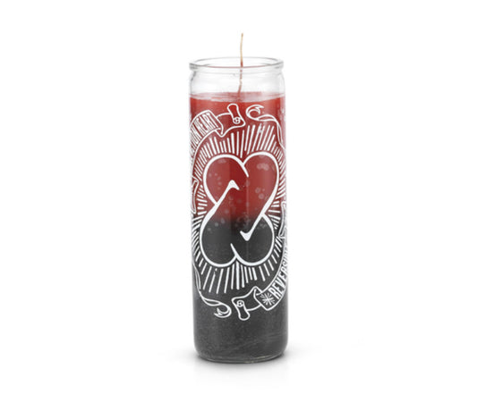 Double Action Heart Candle