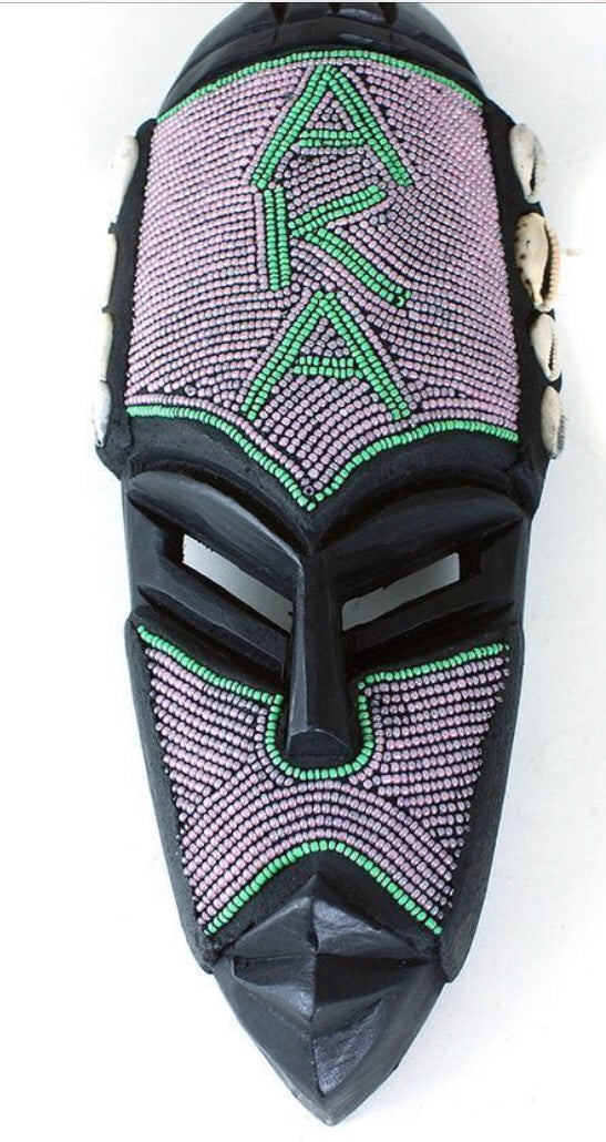 Sorority and fraternity African mask