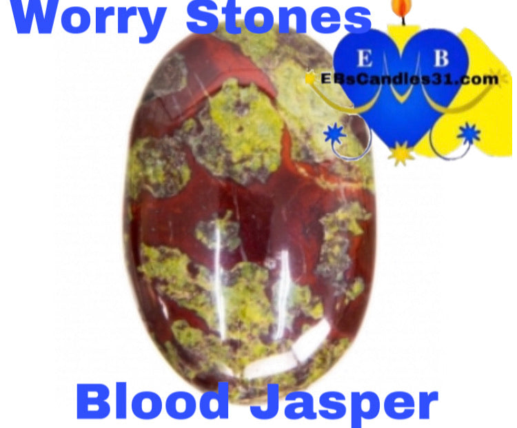 Dragon Blood Jasper Worry Stones