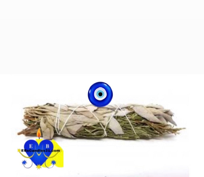 White Sage & Rosemary Smudge Stick 3-4"